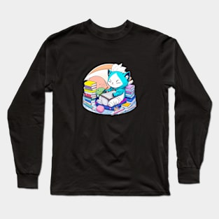 Artist Cat Long Sleeve T-Shirt